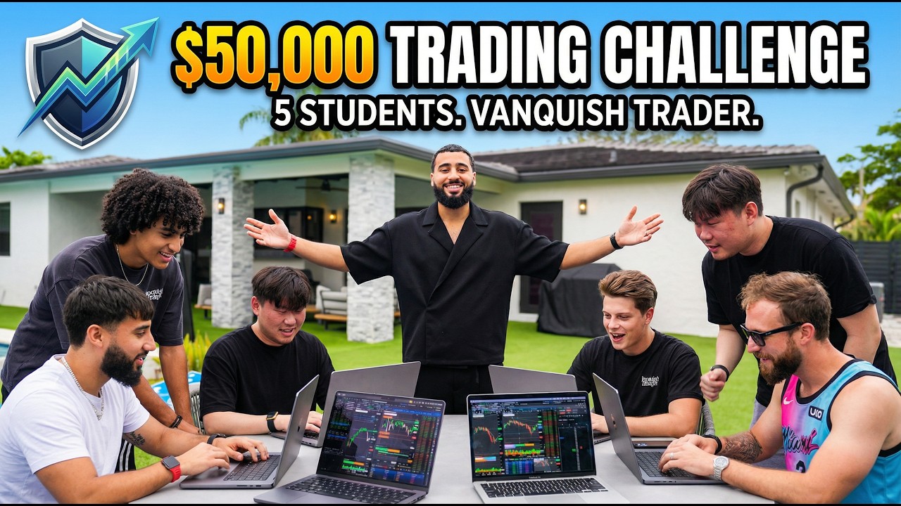 $50,000 on the Line: Watch 5 Students Take on the Vanquish Trader Challenge!