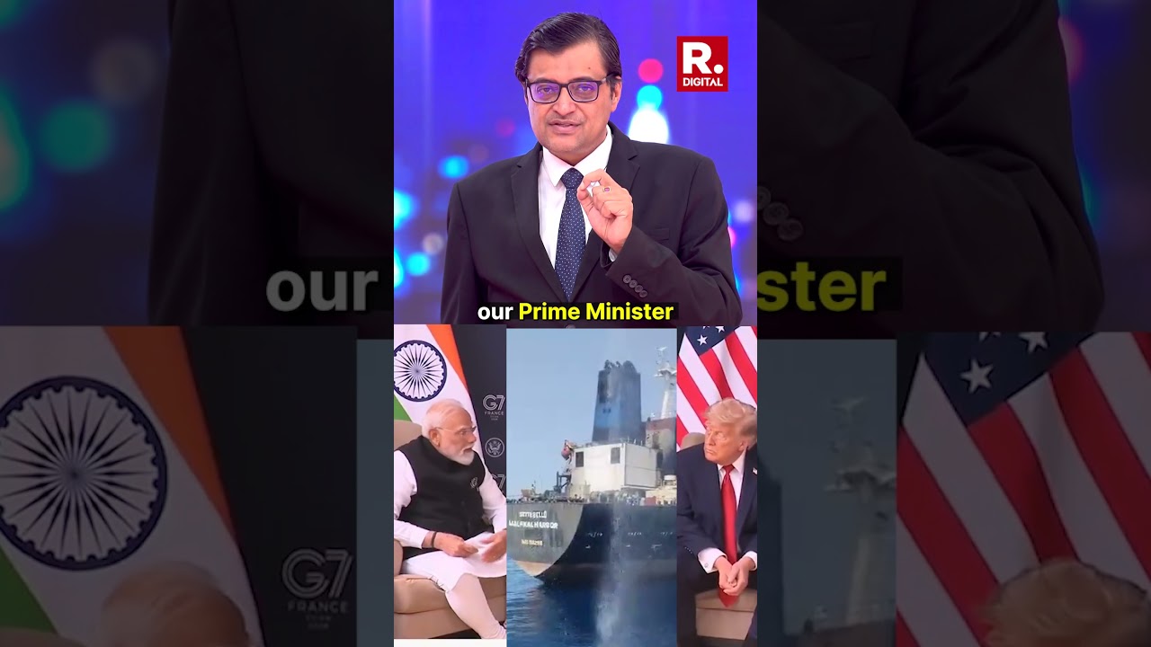 Arnab's Remarks On How PM Modi Highlights The Safety Of The Indian Seafarers To Trump