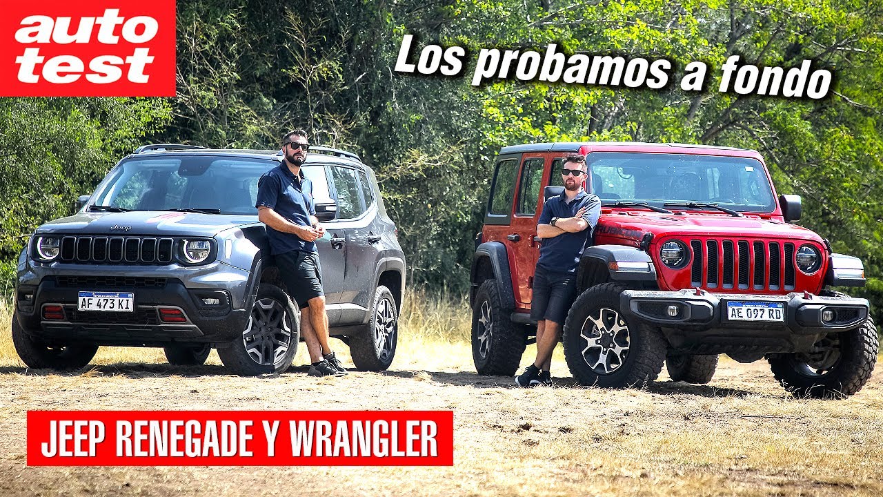 Jeep Renegade y Jeep Wrangler - Los probamos en tierra, barro y asfalto