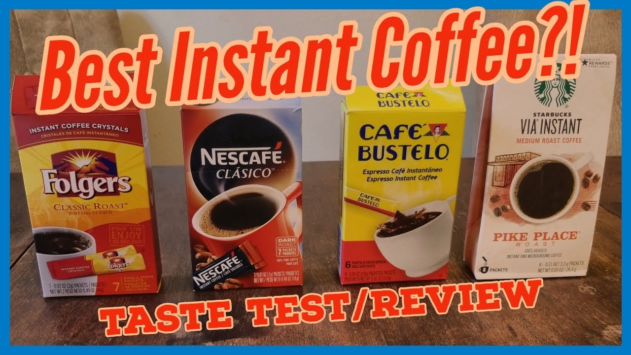 The Best Instant Coffee? A Coffee Taste Test and Review
