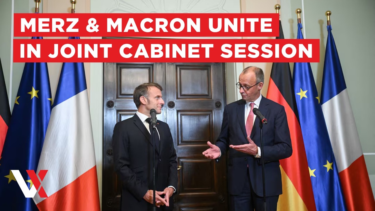 LIVE | Germany & France Deepen Alliance | Merz, Macron Address Press After Joint Meeting | VERTEX