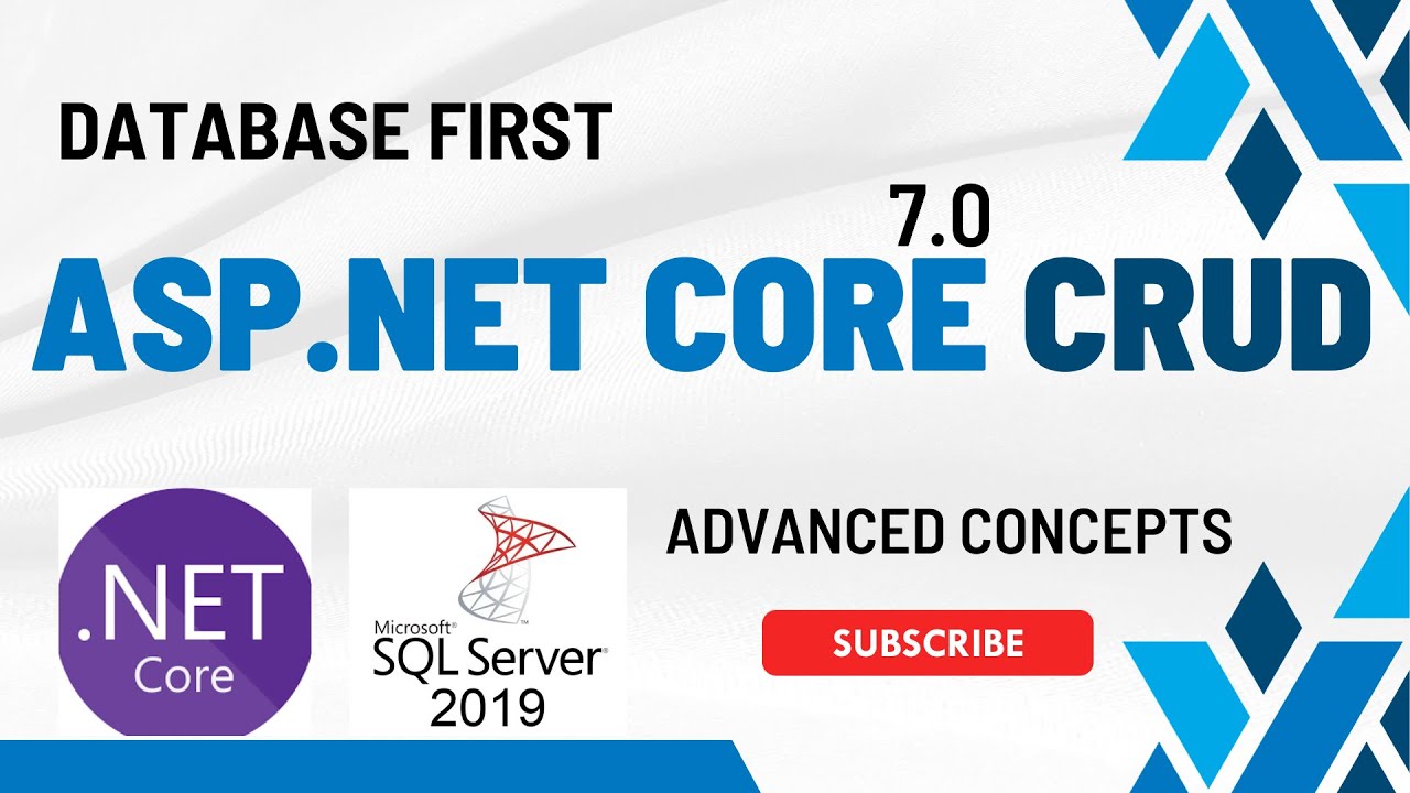 Asp .Net Core MVC Full CRUD Operation Using Database First | .NET CORE CRUD 7 IN URDU / HINDI  ✅