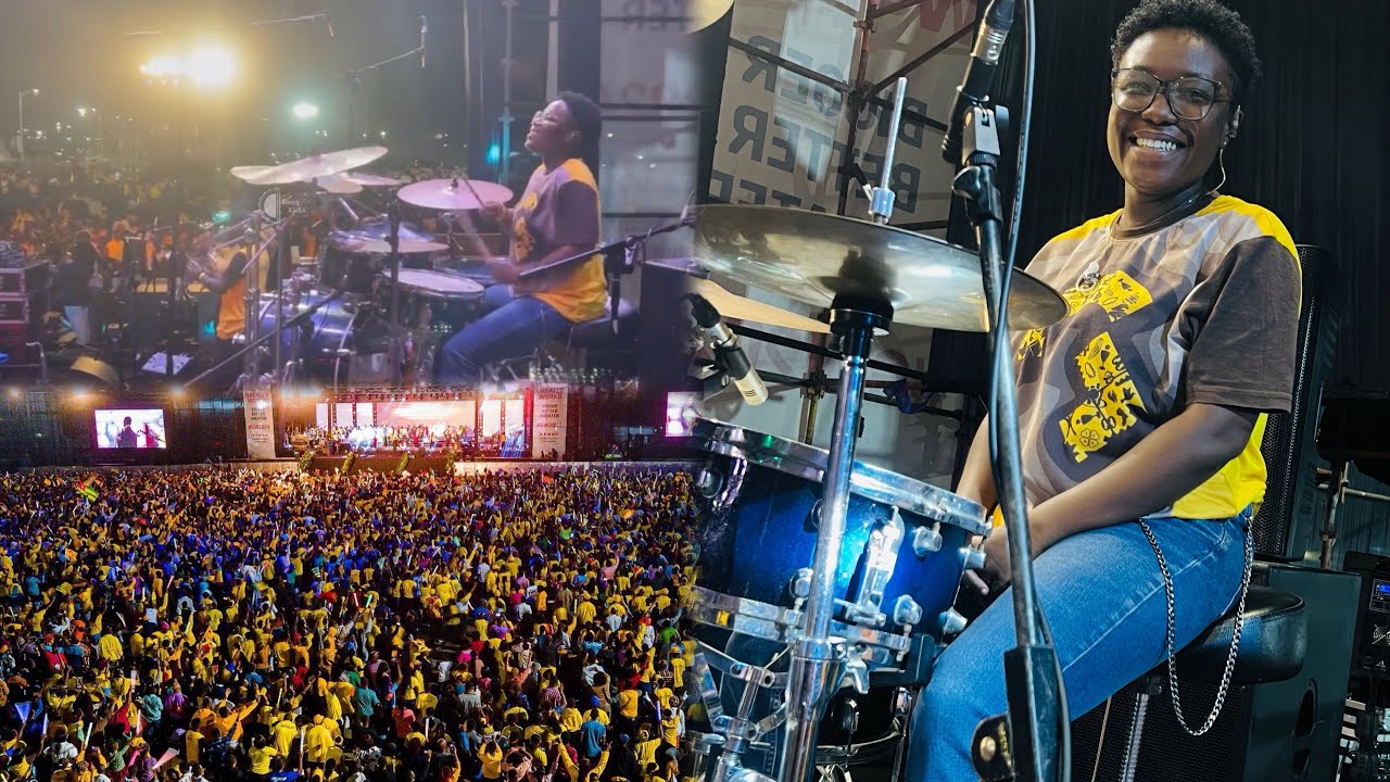 Jossy Kicks On Drums At The Climax Of Greater Works 2024