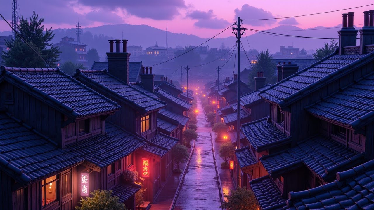 Лоуфай Мечтательные Улицы Японии 🎧 Спокойный Хип-Хоп для Учебы и Релакса - Лоуфай Чилли Плейлист