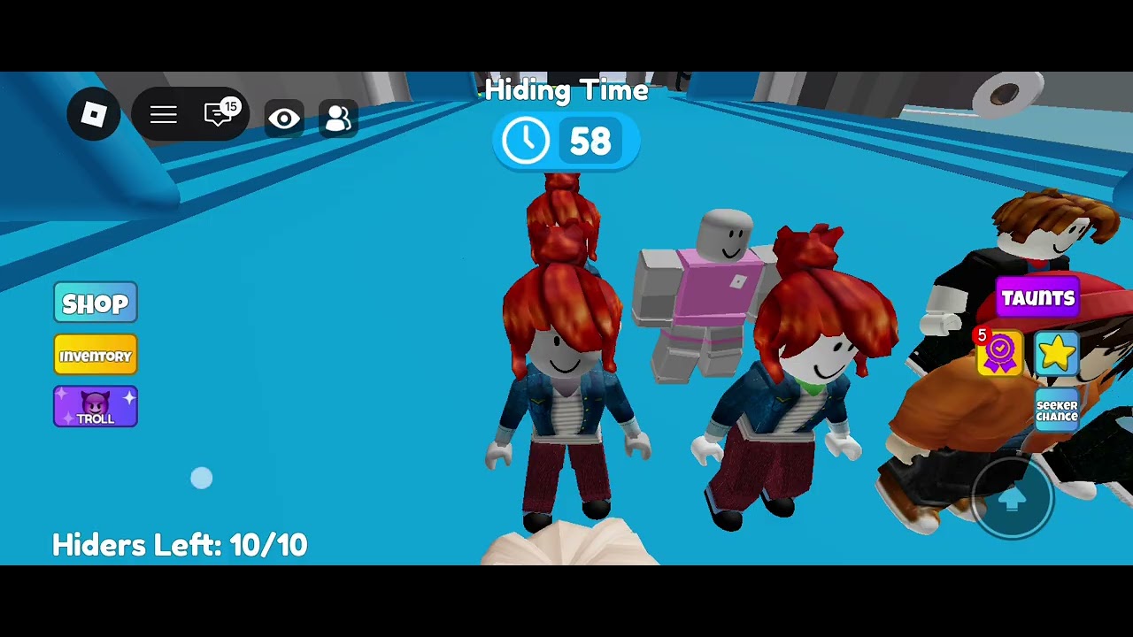 Hide and seek with my both IDs Me and my sis 🧐🤔🤗🫣