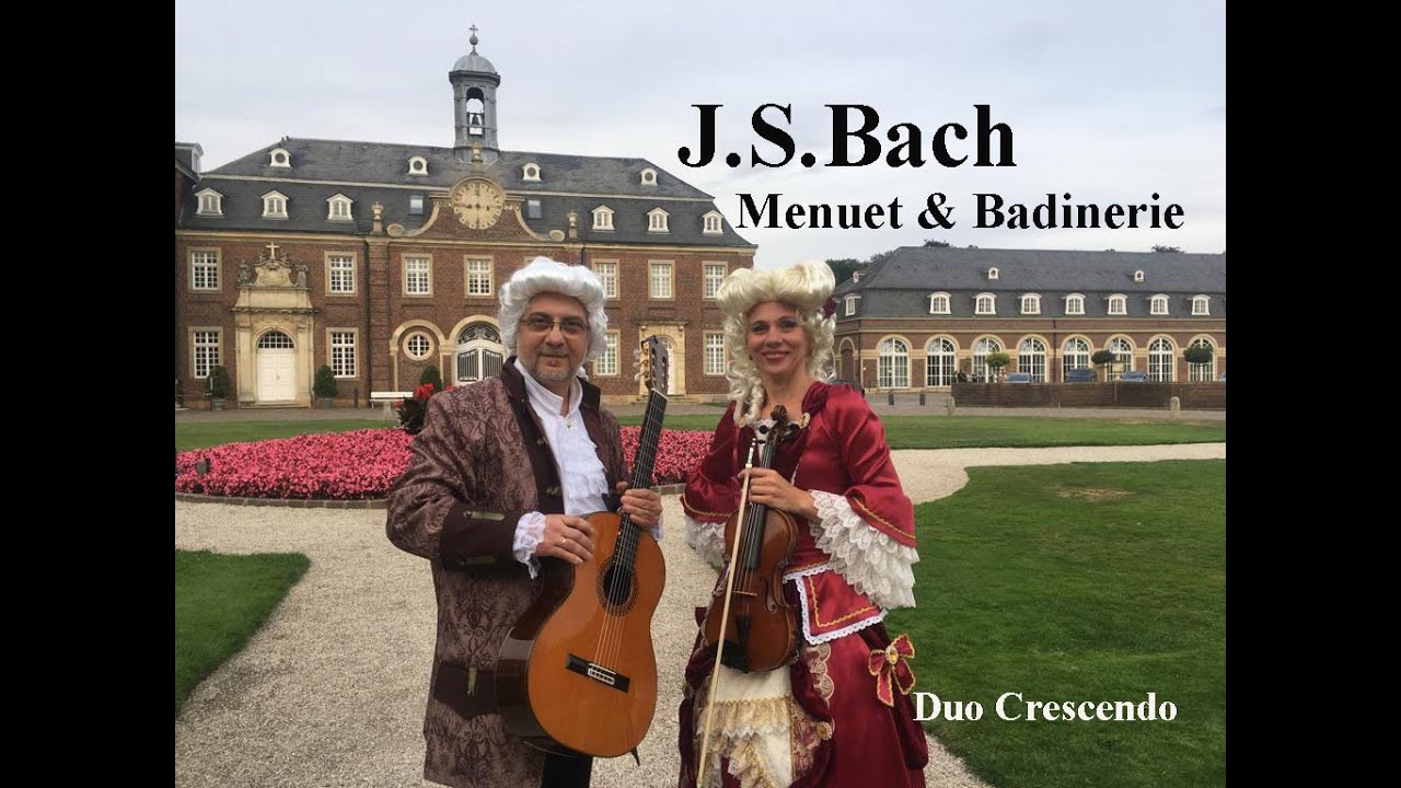 J.S.Bach - Menuet & Badinerie -from Suite h-moll (for Violin and Guitar) played by #violinandguitar