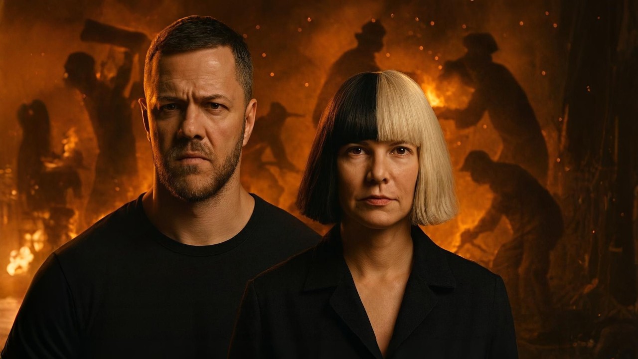 Imagine Dragons & Sia - Built From Fire | Powerful Anthem (Official Lyric Video)