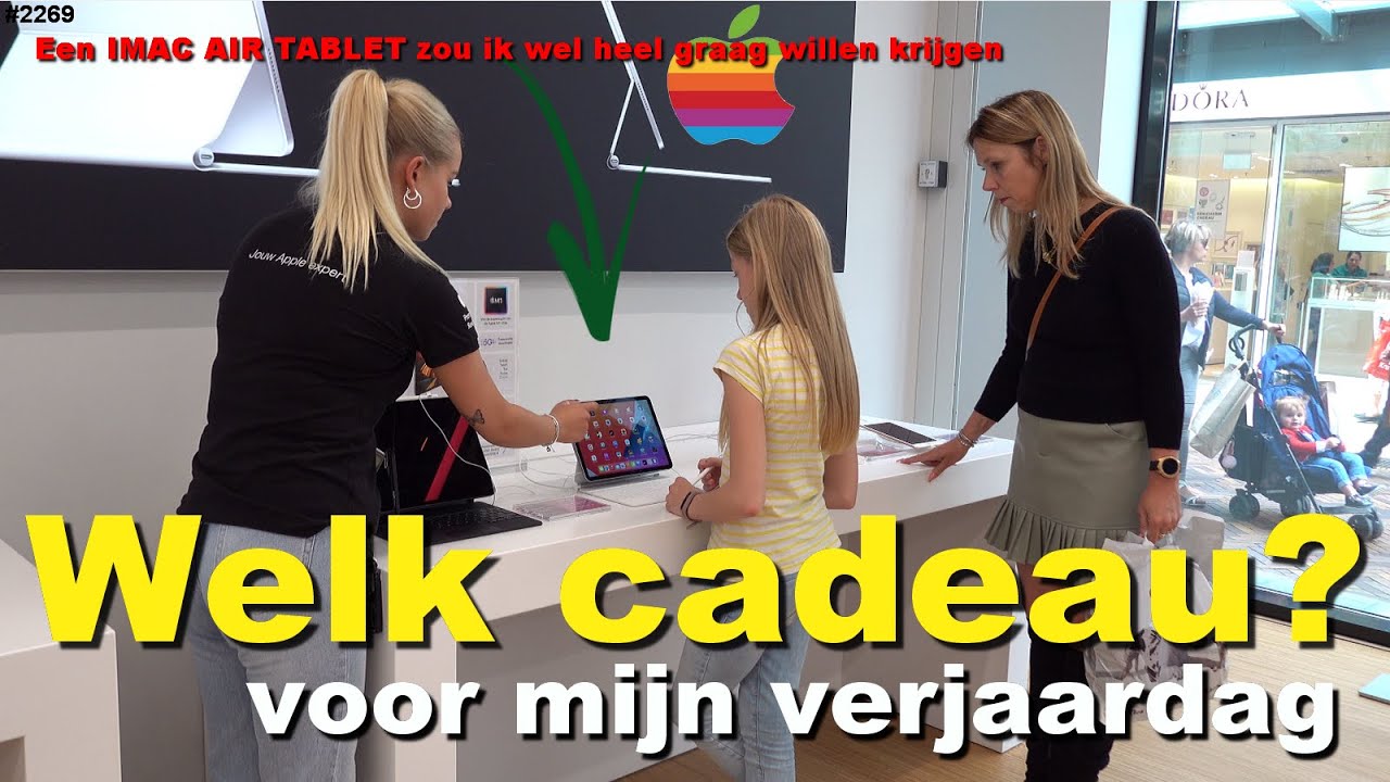 Wat zal ik voor MIJN VERJAARDAG vragen. Ik ZOU wel een APPLE IMAC AIR TABLET willen krijgen #2269