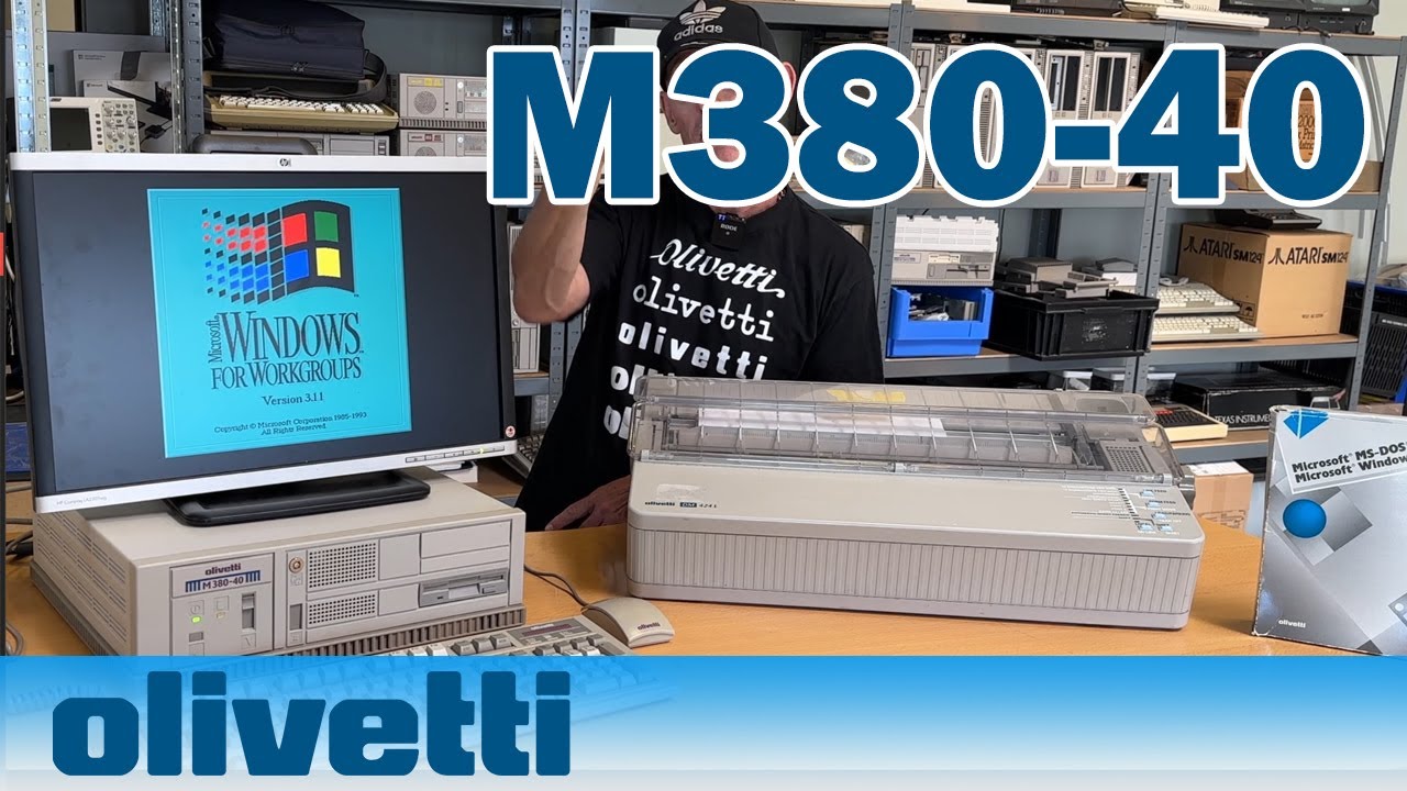 Olivetti M380-40 - Intel 80386DX - The fastest computer!