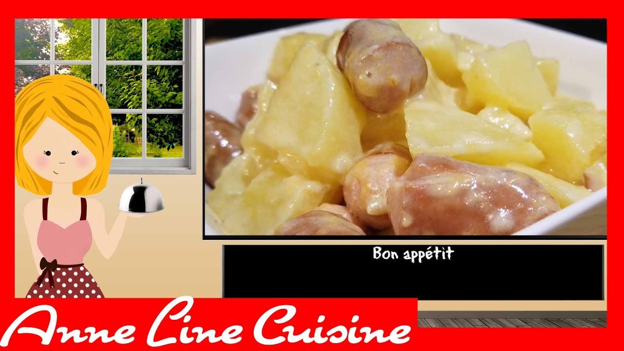 Pommes de terre Knackis sauce Cheddar [Cookeo]