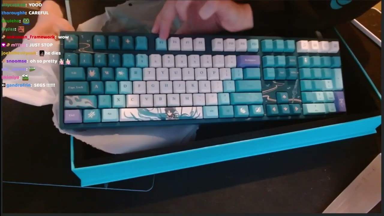 Zy0x unboxes his NEW XIao Keyboard and other stuff