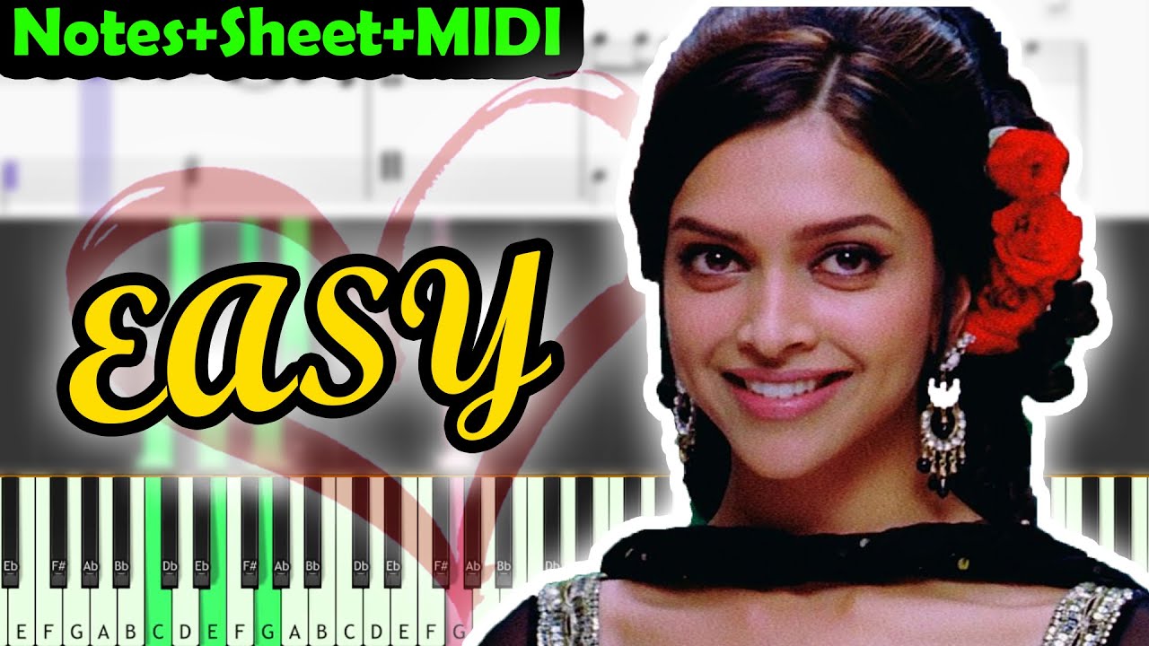 Dastaan-E-Om Shanti Om - Notes+Sheet+MIDI - EASY Piano Tutorial
