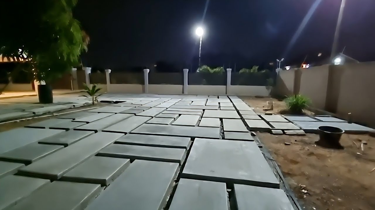 Building in Ghana || Landscape Compeleted