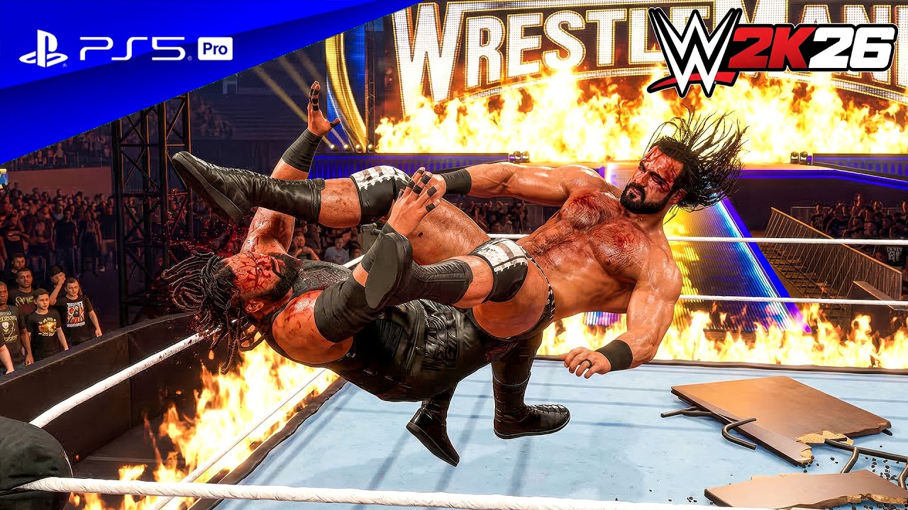 WWE 2K26 - Джейкоб Фату против Дрю Макинтайра - Матч 