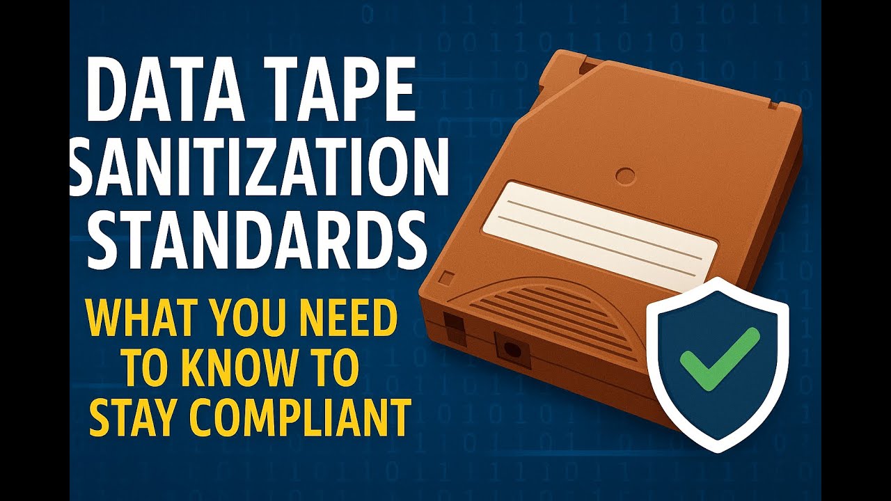 Data Tape Sanitization Standards in 2025 | NIST 800-88, LTO & 3592 Compliance Explained