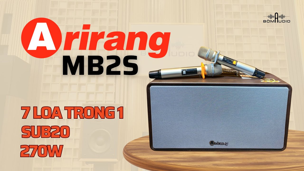 Trải Nghiệm Mẫu Loa Di Động Mới Nhất ARIRANG MB2S 🔥 7 Loa Trong 1 Với 270W - Trang Bị 3 Chip DSP