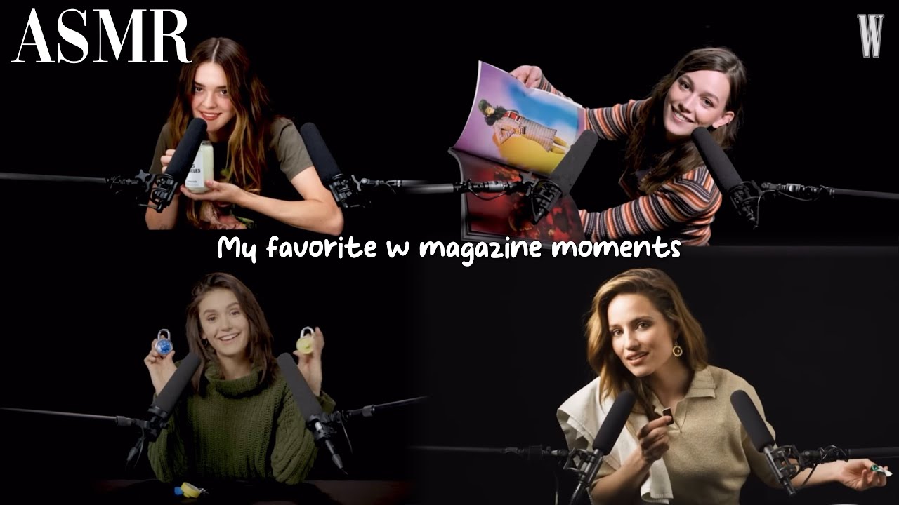 My favorite celebrity ASMR moments (w magazine edition) part 3