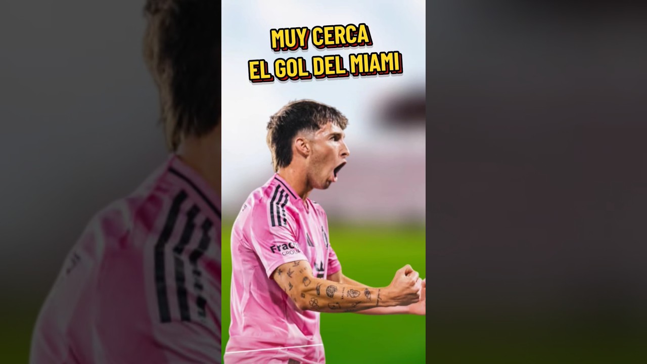 MUY CERCA!!!! #partidosemocionantes #reaccionfutbol #mls #interdemiami #messi #futbol #leomessi