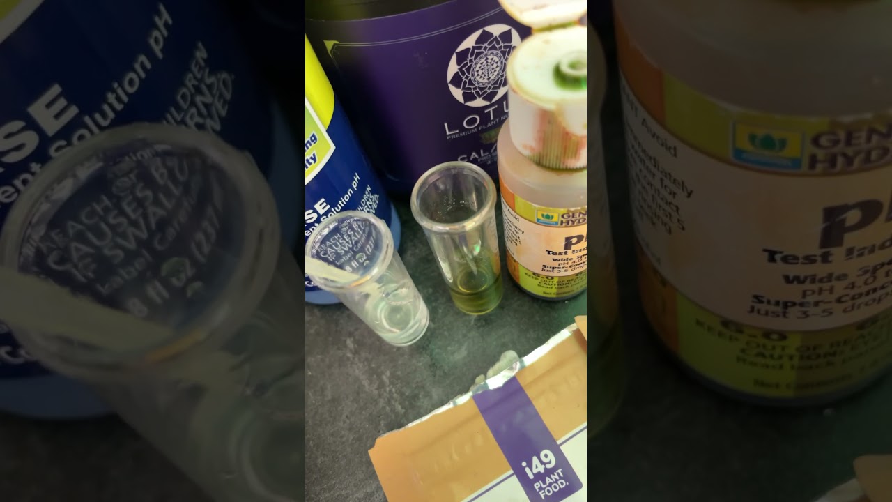 #phtest #chemistry #calmag #lotus #phup #phdown #generalhydroponics #ai #catnip #lemonthyme