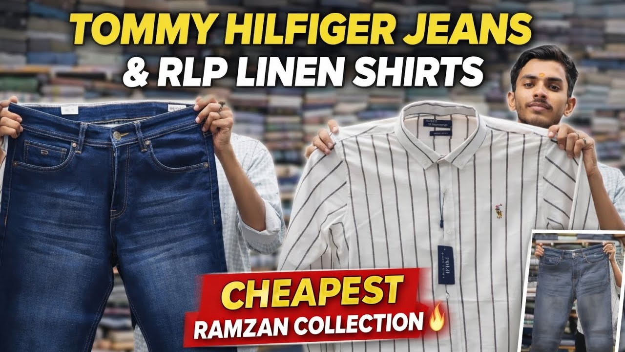 Tommy Hilfiger Jeans & RLP Linen Shirts in Hyderabad 🔥 Budget Ramzan Shopping