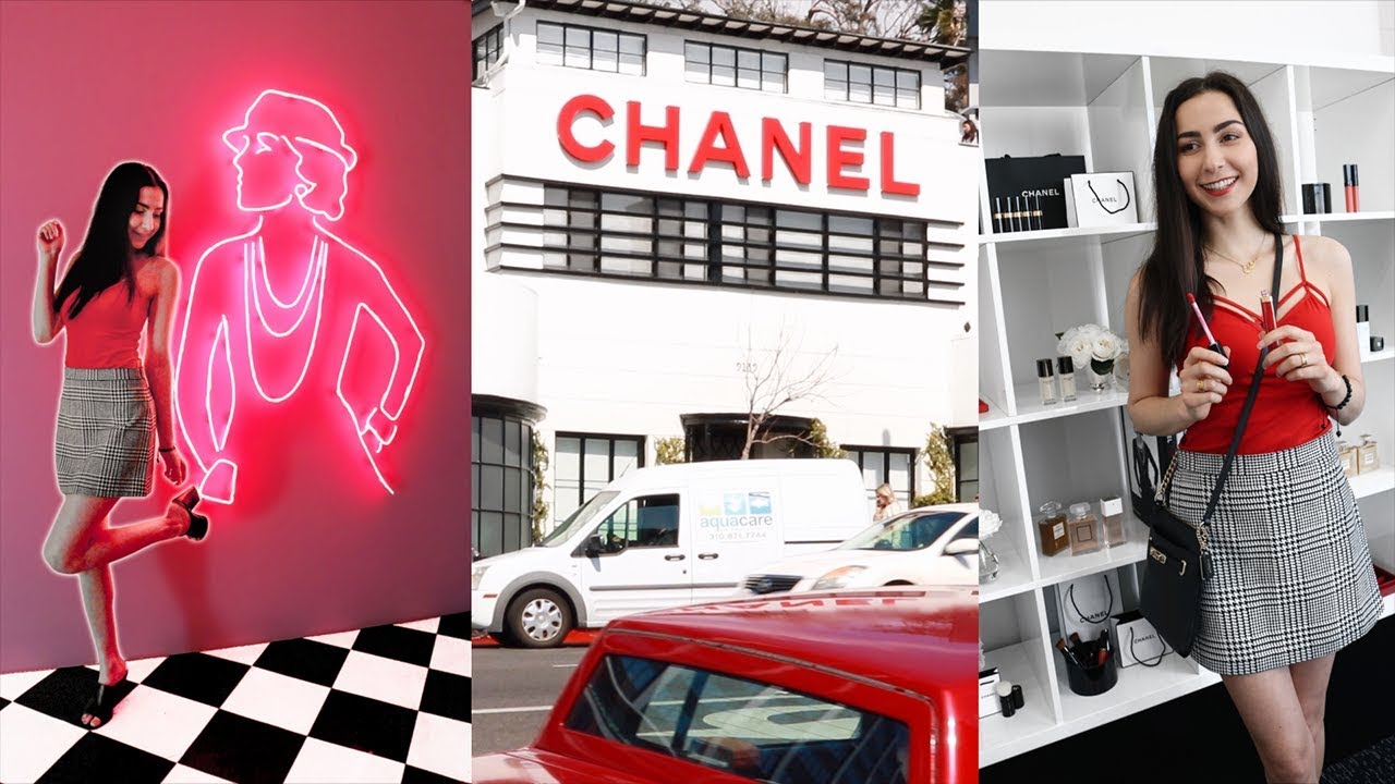 CHANEL BEAUTY HOUSE VLOG #WELOVECOCO | THE HOUSE ON SUNSET | QUEENSHIRIN