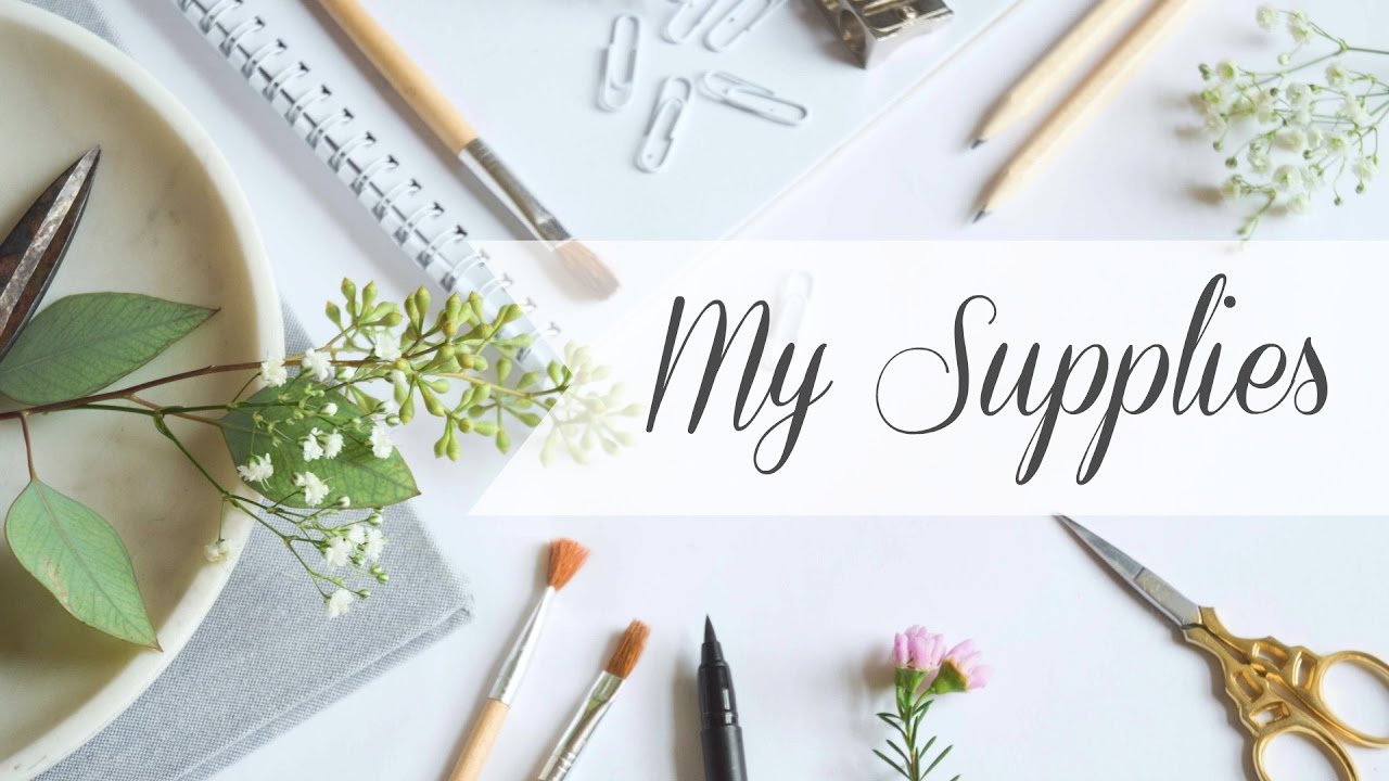 My Hand Lettering Supplies (And Storage!)