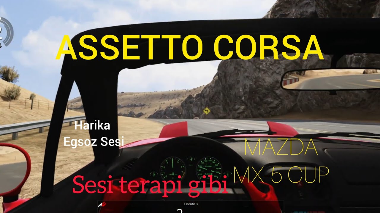 ASSETTO CORSA | MAZDA MX-5 CUP | TERAPİ GİBİ | MOTOR SESİ MUHTEŞEM 