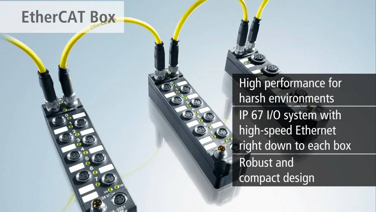 EN | Beckhoff EtherCAT components: Fast, flexible, precise and cost-efficient