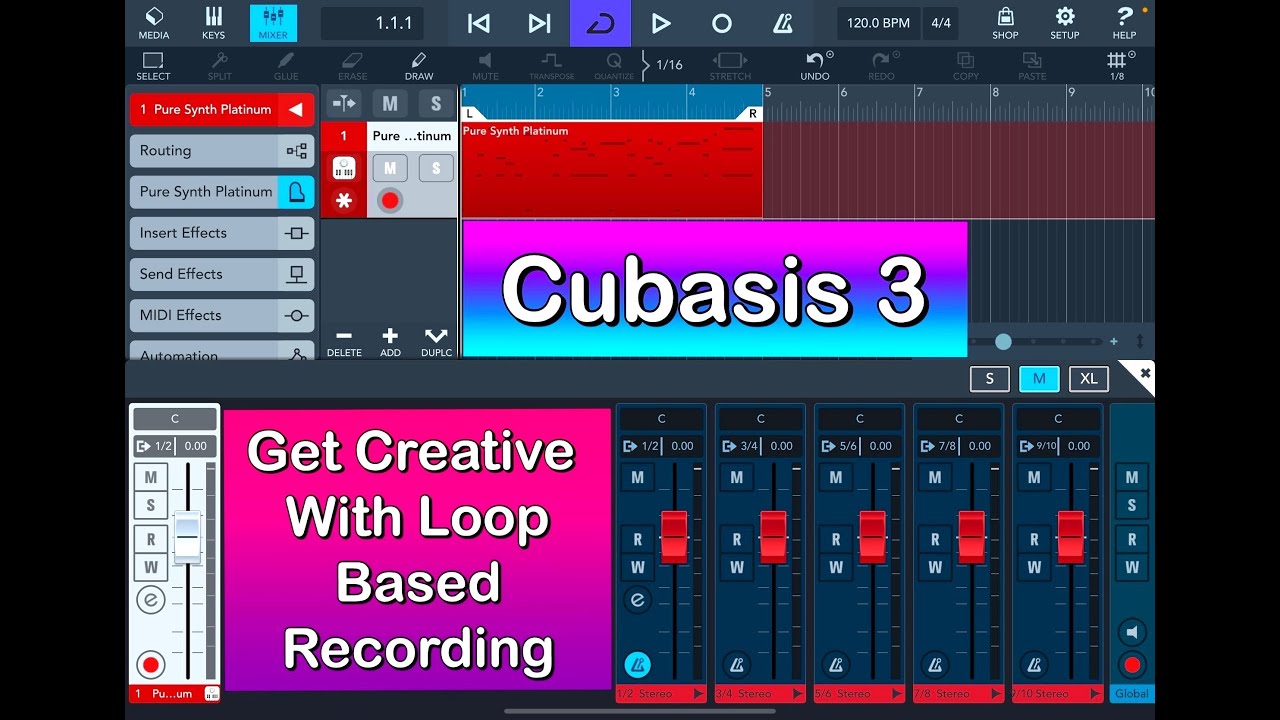 Cubasis 3 - Creative Tips & Tricks for Loop Based Recording & Beat Writers Block - iPad Tutorial
