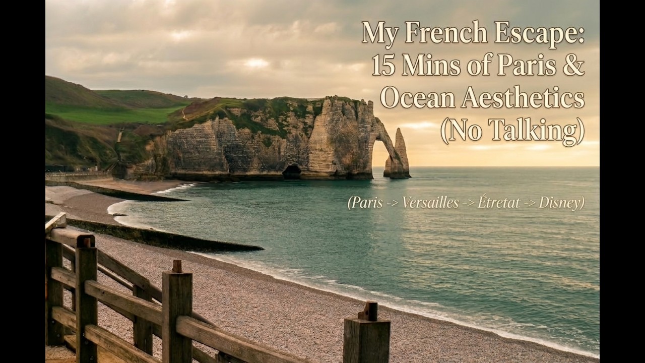 My French Escape: 15 Mins of Paris & Ocean Aesthetics (No Talking)