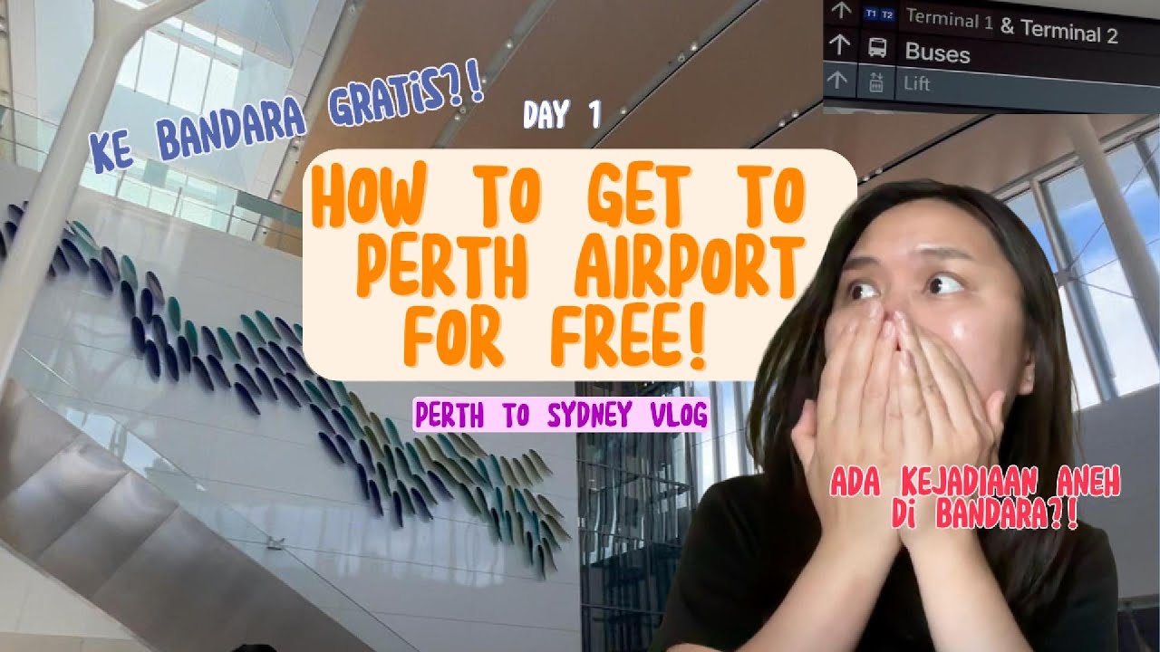THIS IS HOW YOU CAN GET TO PERTH AIRPORT FOR FREE! | INI DIA CARA KE BANDARA PERTH DENGAN GRATIS! 😱