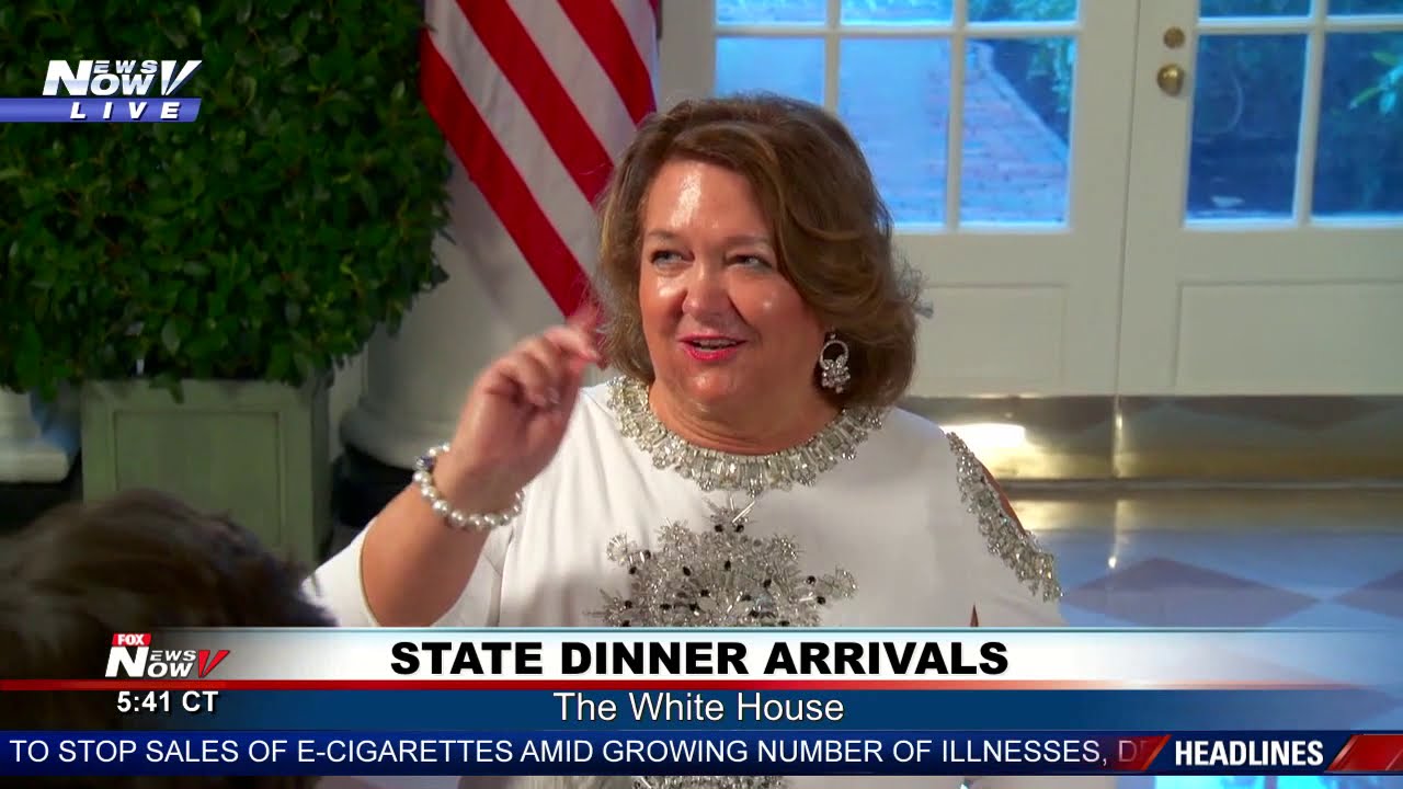 STATE DINNER: See the arrivals at the State Dinner at the White House