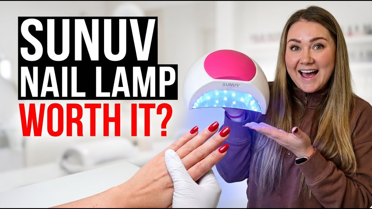 Testing SUNUV's Smart Sensor Nail Lamp | Pro Approval + Real Results