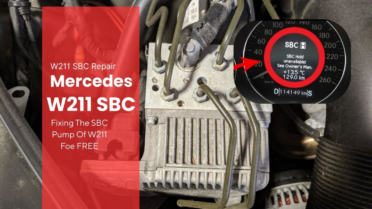 Fixing SBC Pump on Mercedes For Free #w211