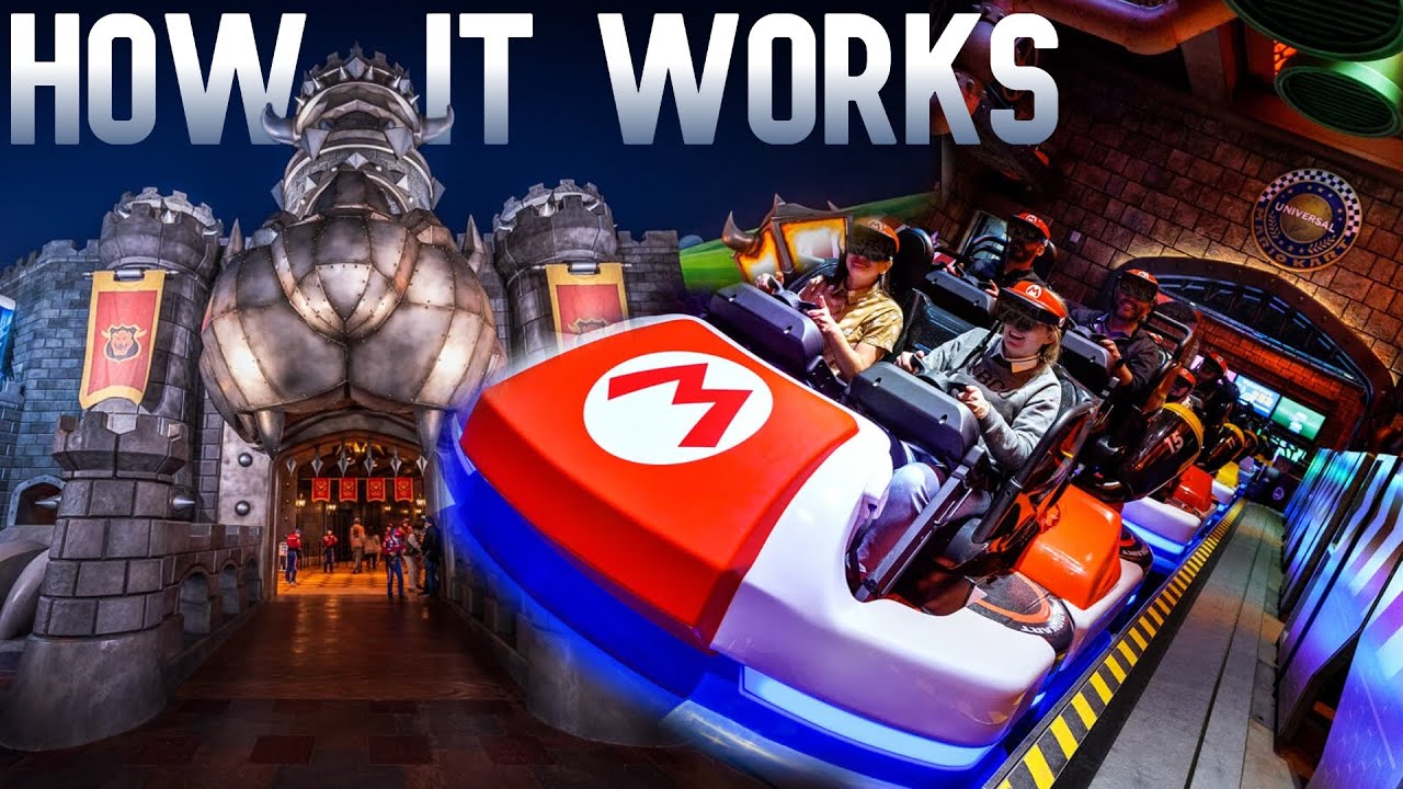 HOW IT WORKS - Universal's Mario Kart Ride | Super Nintendo World