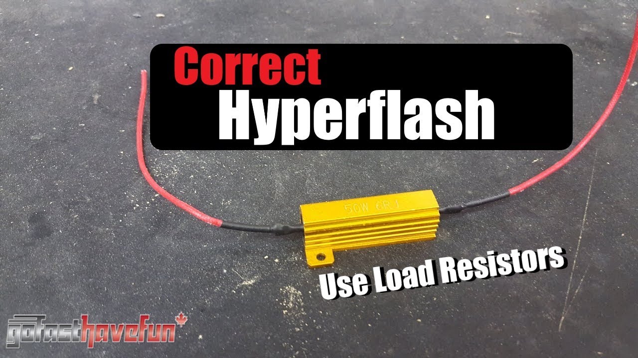 Load Resistor Install (Eliminating Signal Hyper Flash) | AnthonyJ350
