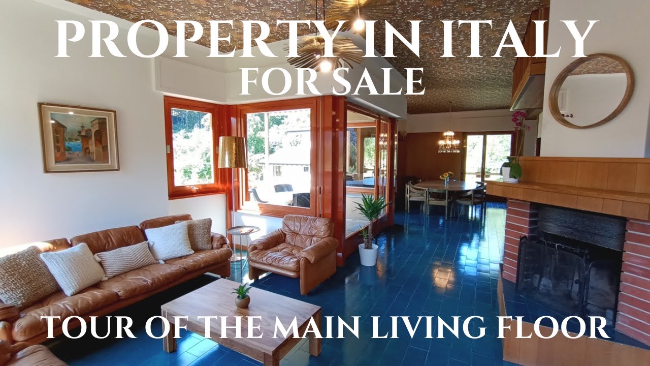 Italian Villa Walkthrough: Main Living Floor | Mountain House Near Lake Maggiore, Italy