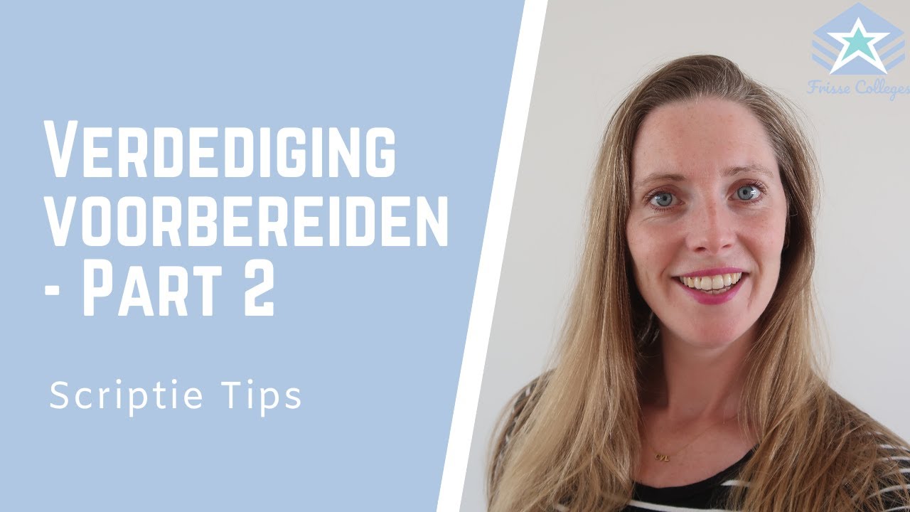 Voorbereiden op EINDPRESENTATIE | part 2 | Verdediging / afstudeerzitting  | SCRIPTIE TIPS