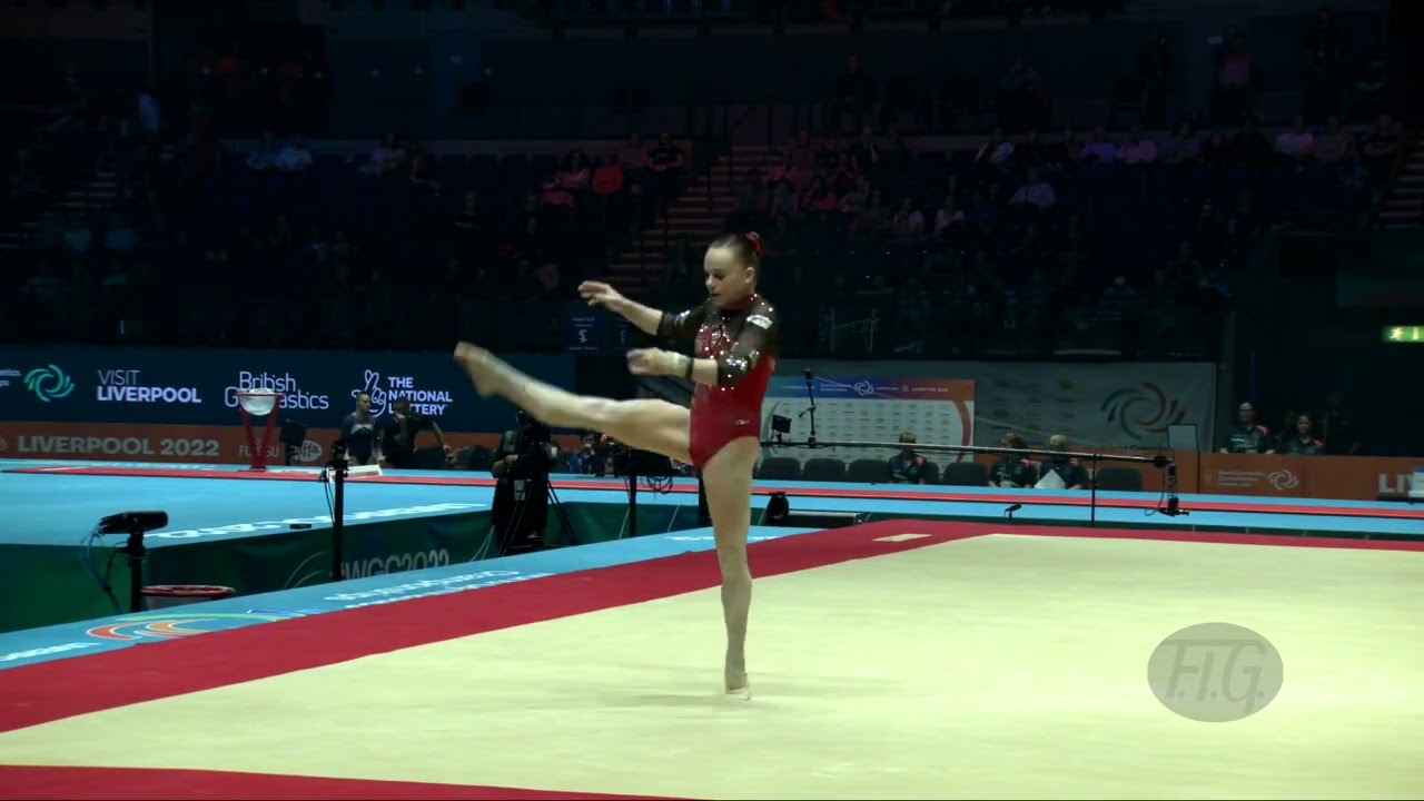 CASABUENA Laura (ESP) - 2022 Artistic Worlds, Liverpool (GBR) - Qualifications Floor Exercise