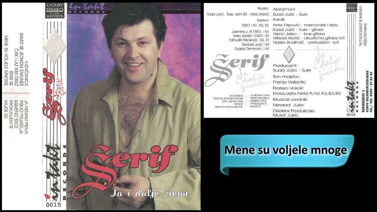 Serif Konjevic - Mene su voljele mnoge - (Audio 1996) HD