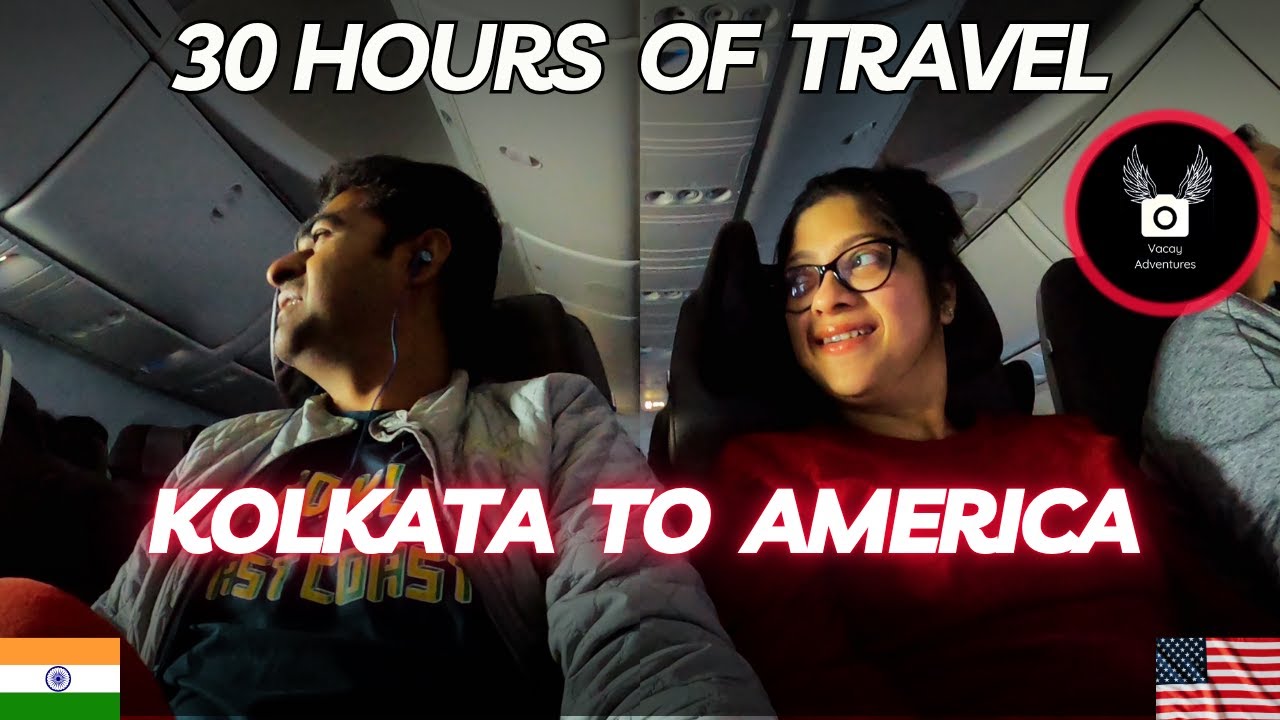 Kolkata to Washington D.C. - 30 ঘন্টার প্লেন যাত্রা - via Abu Dhabi - আমেরিকায় বাঙালি