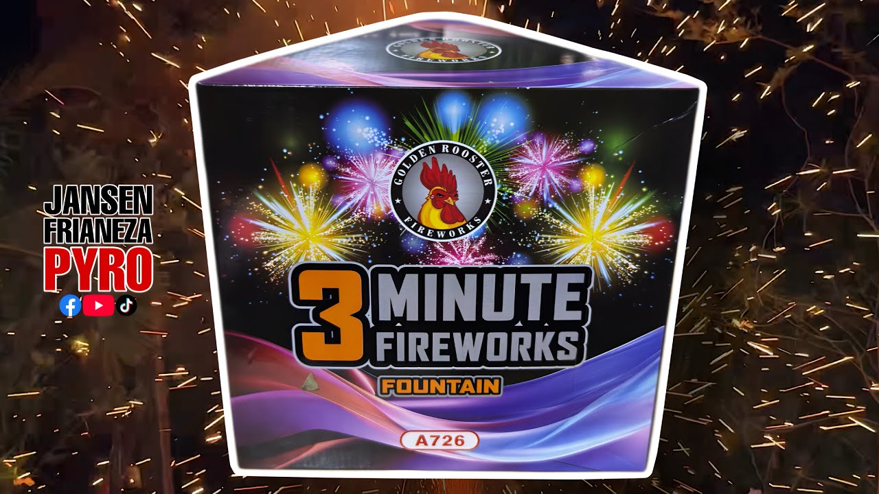 3 Minute Fountain by Golden Rooster Fireworks | Christmas Eve 2025 Philippines 