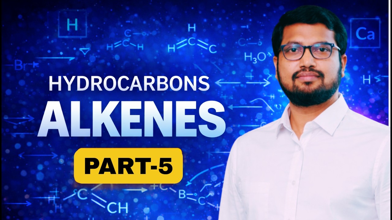 Hydrocarbons – Alkenes Advanced Problems | PART-5 | JN Sir | JN Chemistry