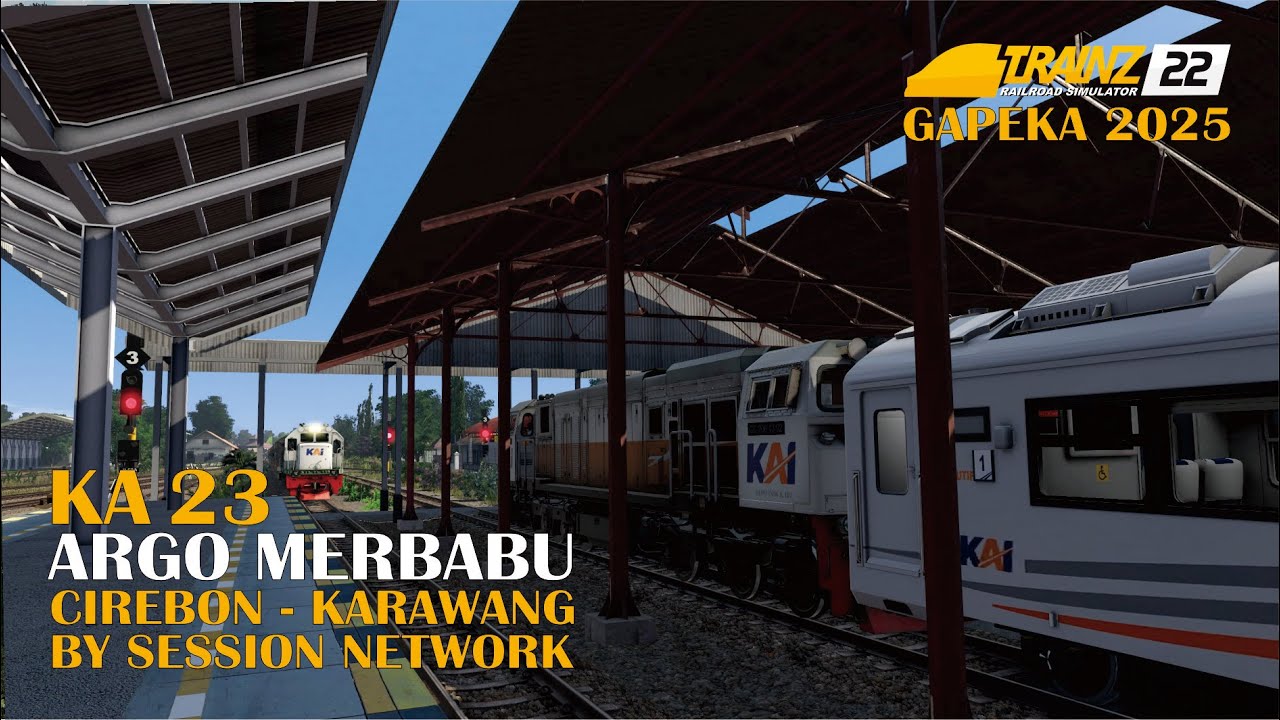 MELEWATI HAMPARAN SAWAH YANG LUAS | [DINAS] KA (23) ARGO MERBABU | CIREBON - KARAWANG