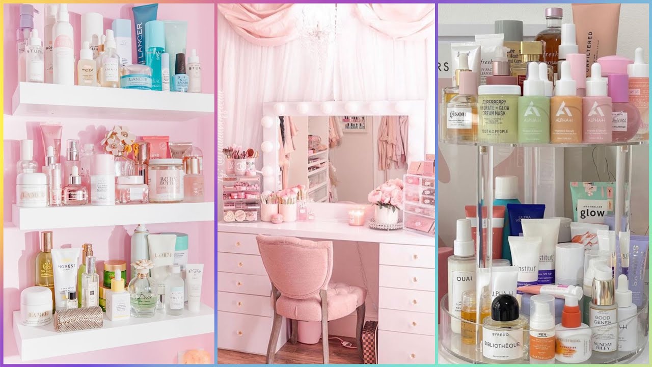 Skincare Organizing And Restoking🎀| Immersive Organization With Yuwan 🌟