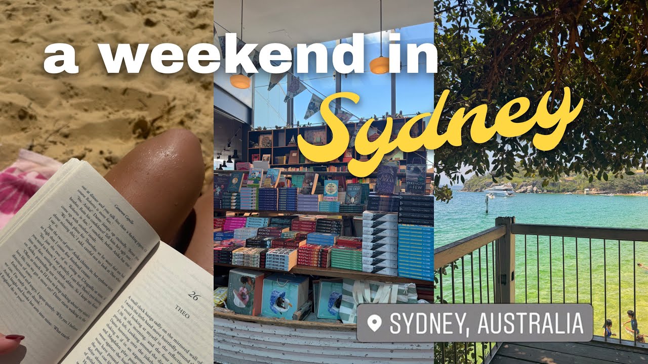 A weekend i Sydney - Camp Cove, shopping and book updates 📚🎧☀️