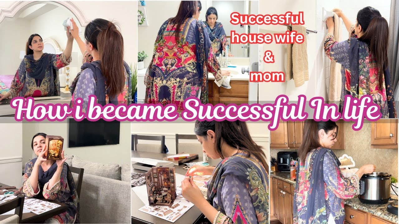 How to BECOME successful in LIFE/ HOUSE WIFE & MOM / FULL time busy MOM Routine in AMERICA 🇺🇸