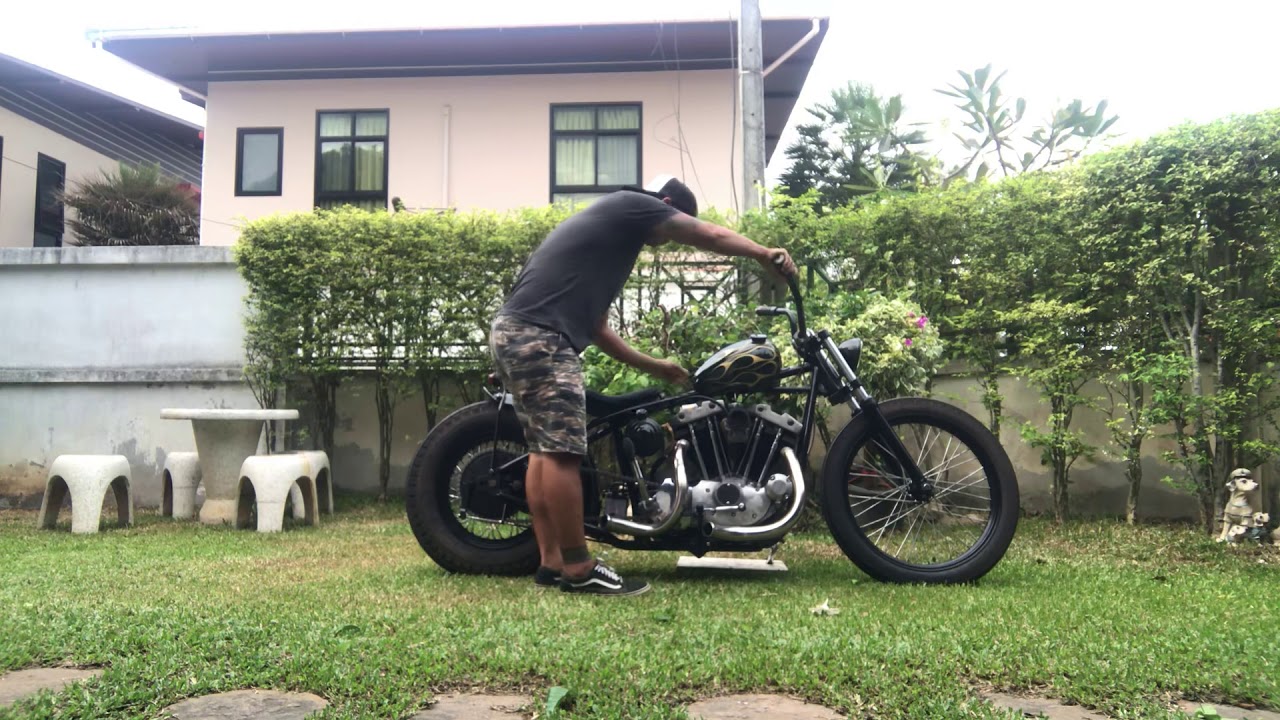 1976 harley davidson sportster ironhead old school