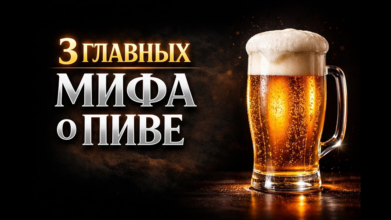 3 ГЛАВНЫХ МИФА О ПИВЕ | BEER Channel