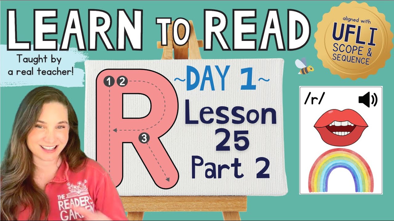 📚 Lesson 25: Letter L /l/ | Part 2: Day 1 | LEARN to READ! |  Aligned with UFLI Scope & Sequence